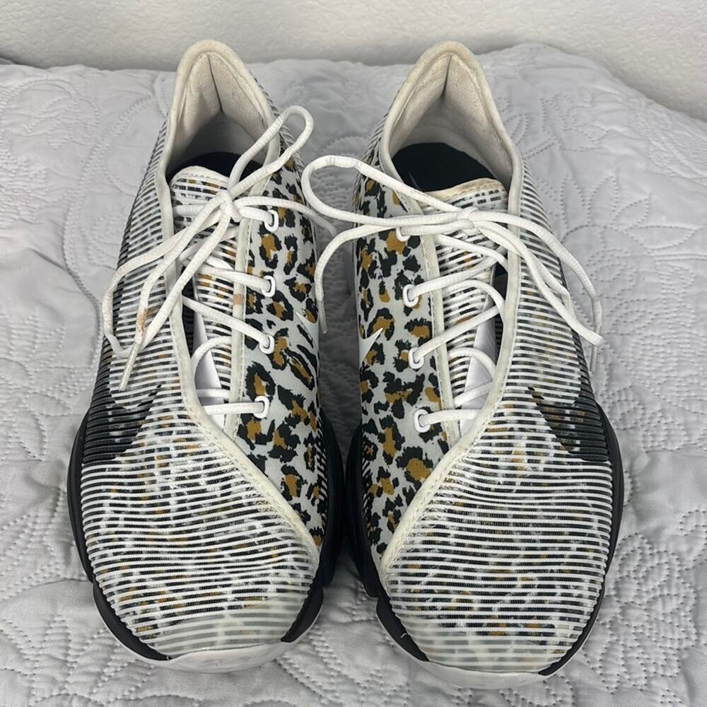 Nike Air Zoom SuperRep 2 White Cheetah Print Athletic Shoes Activewear Running 9 - Picture 2 of 10